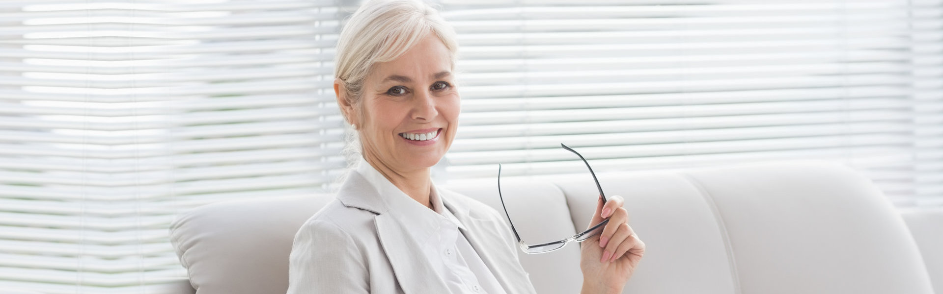 psychiatrist smiling